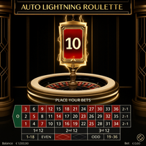 Zip Casino - Auto Lightning Roulette Game